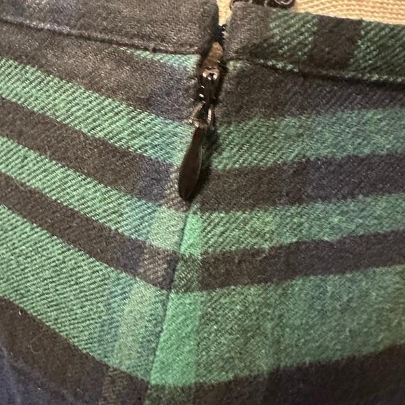 J. Peterman Blue and Green Maxi A-Line Skirt - Picture 7 of 11